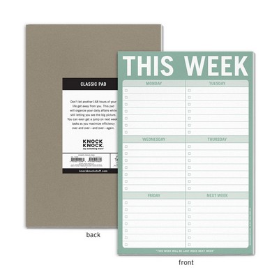 This Week Pad (Sage Green)