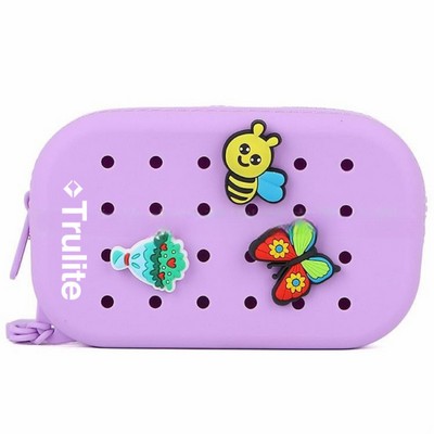 Silicone DIY Hole-patterned Storage Bag