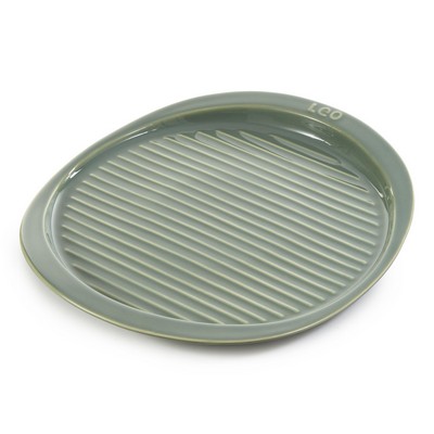 BergHoff Leo Balance Stoneware Ribbed Pizza Tray 15.75", Sage