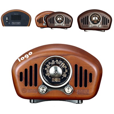 Vintage Bluetooth Speaker Bluetooth 5.1 MP3 FM /AM Radio