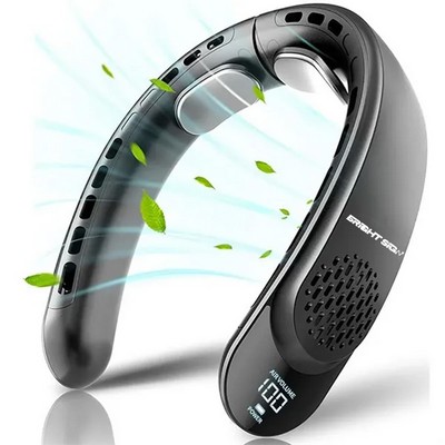 Digital Display Bladeless Neck Cooling Fan