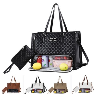 15.6" Laptop Bag w/ Insulated Lunch Compartment