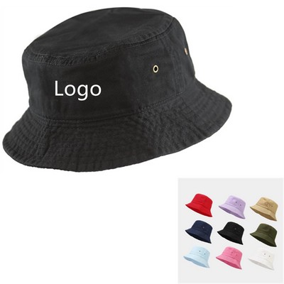 Brushed Cotton Twill Bucket Hat