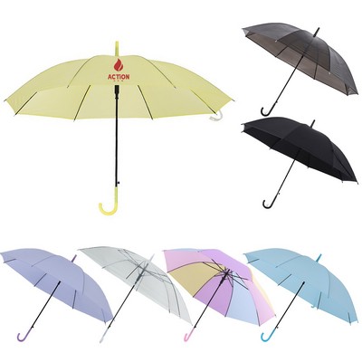 Transparent Automatic Advertising Umbrella