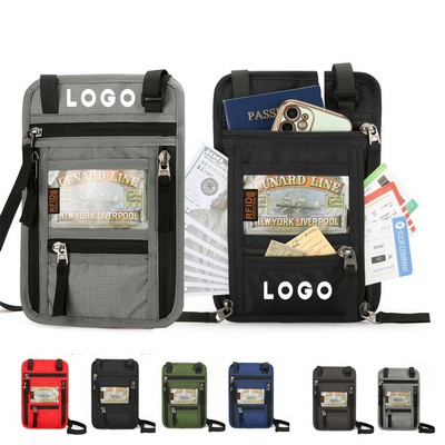 RFID Blocking Neck Wallet