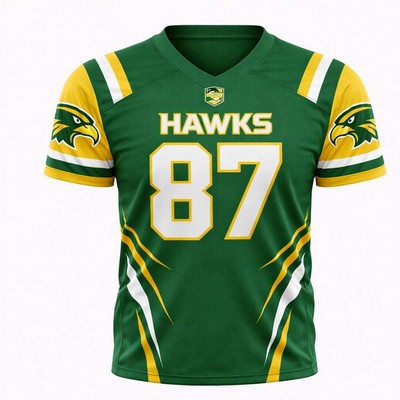 Fanwear Football Jersey Sublimated Spandex Sleeves 210GSM
