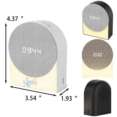 White Noise Sleep Sound Alarm Clock Light