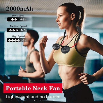 Rechargeable USB Hanging Sports Neck Fan