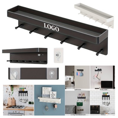 Decorative Wall-Mounted Stainless Steel Mail and Key Organizer