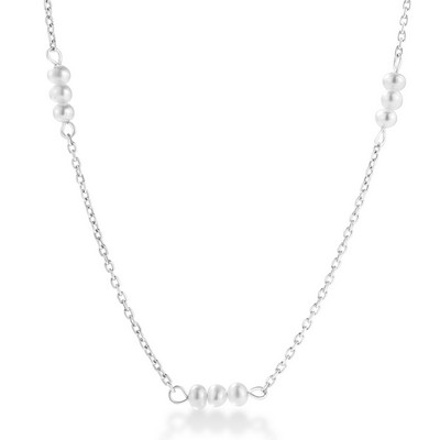 Jilco Pearl Station Necklace