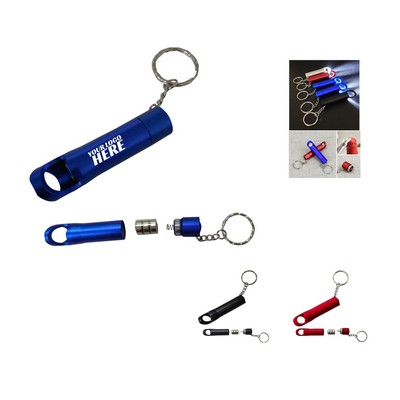 LED Aluminum Alloy Mini Bottle Opener