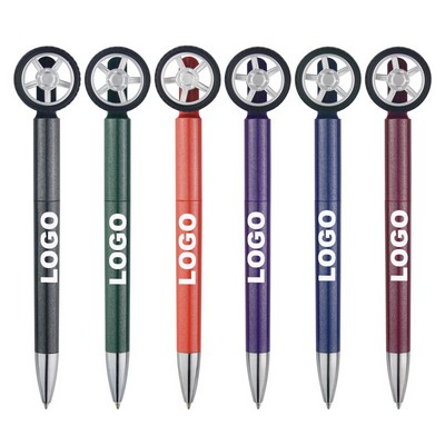 Tire Shaped Rotating Stress Relief Reducer Ballpoint Pen