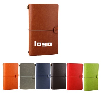 A6 Vintage Strap Diary