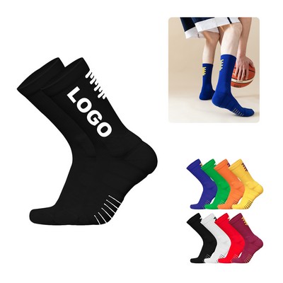 Breathable Mid-Calf Professional Training Socks