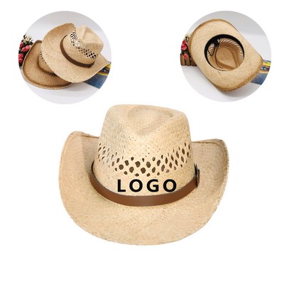 Summer Lafite Grass Cowboy Hat