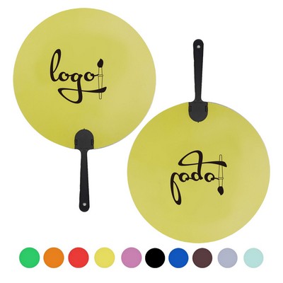 Full Color Plastic Handle Fan