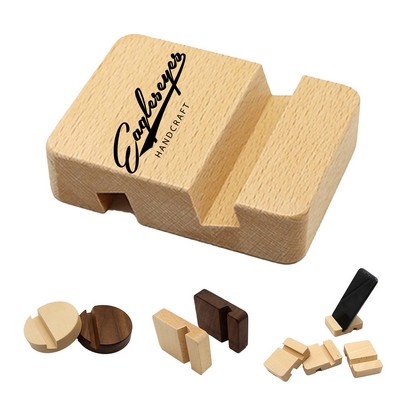 Natural Wood Phone Stand