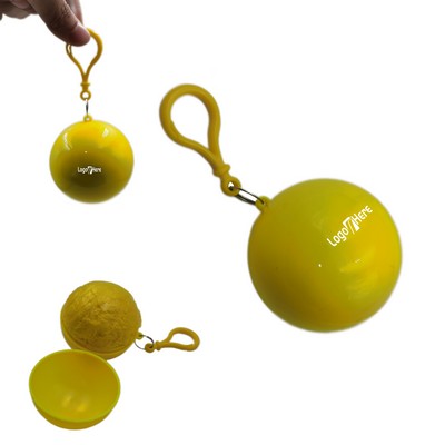 Portable Disposable Polyethylene Raincoat Ball