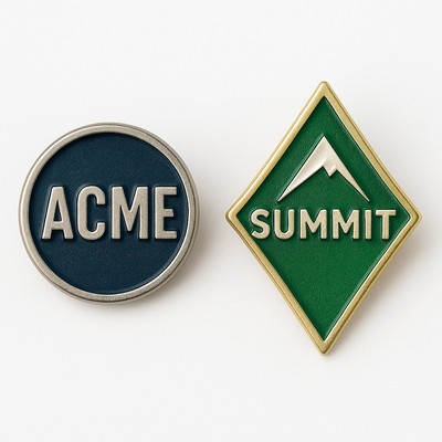 1.25" Custom Shape Soft Enamel Lapel Pin