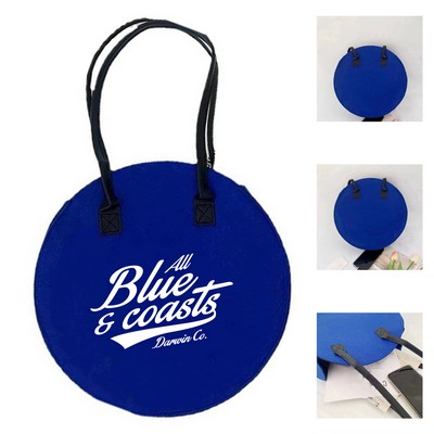 Felt Tote Bag with Robust Texture