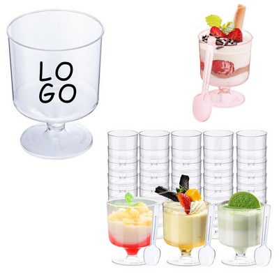 Disposable Plastic Clear Dessert Cup