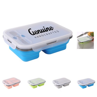 Silicone Collapsible Bento Lunch Box