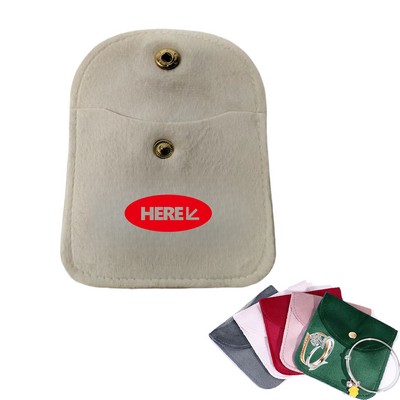 Customized Velvet Bag with Premium Buttons