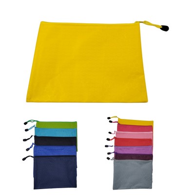 A4 Zippered Waterproof Nylon Folders