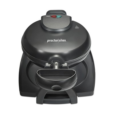 Proctor Silex Flip Belgian Waffle Maker, Nonstick Plates, Black