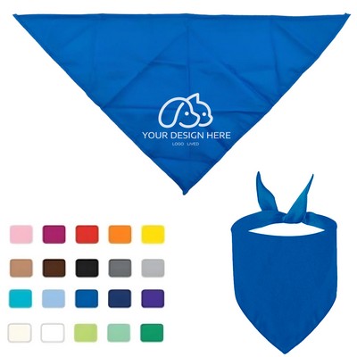 Full Color Pet Triangle Saliva Bandana