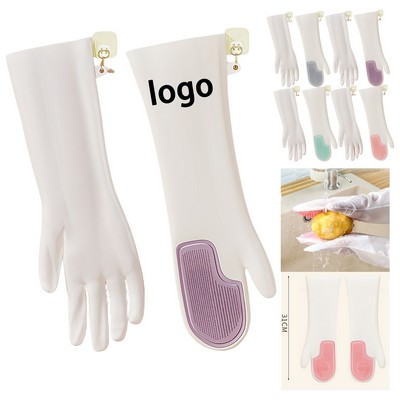 Rubber Dishwashing Gloves - Durable, Waterproof & Non-Slip