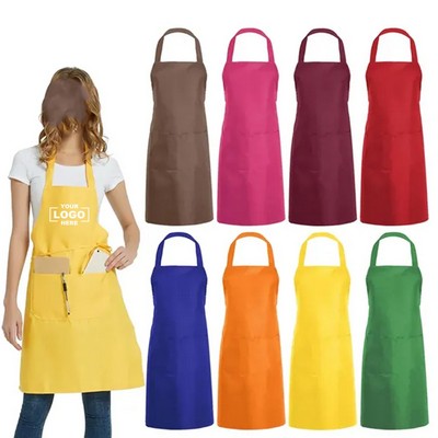 Kitchen Apron with 2 Pockets