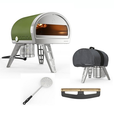 Gozney Roccbox Restaurant-Grade Portable Pizza Oven Bundle - Green