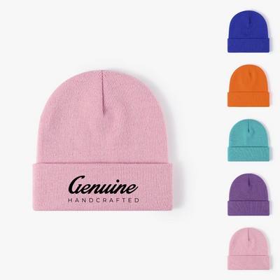 Winter Beanie Cuffed Knit Toque