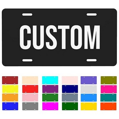 Custom Metal License Plate