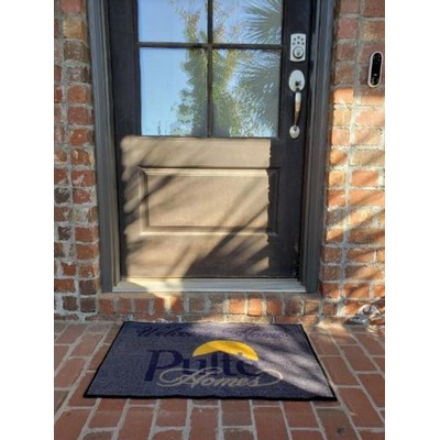Brand Advocate Custom Branded Logo Rug and Welcome Door Mat - 18" X 27"
