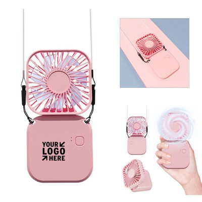 Mini Foldable Hanging Neck Fan