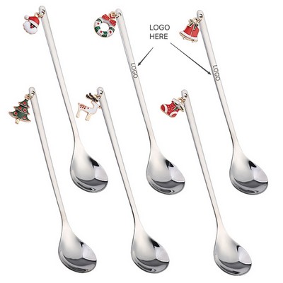 Christmas Charms Dessert Coffee Spoon