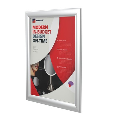 11" x 17" Aluminum Snap Frames, Silver
