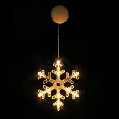 7.8 X 5.9" Christmas Led Suction Cup Decorative Light