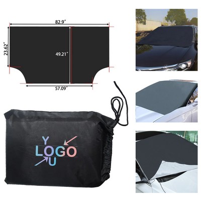 Snow Shield For Windshield With Six Magnets