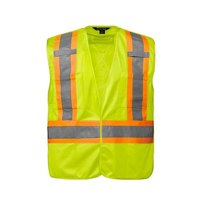 Vanguard Tricoat Hi-Vis 5 Point Tear Away Vest Dual Sided