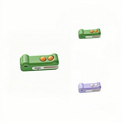 Mini Manual Handheld Sealer with Magnetic Closure – Portable Food Bag Sealing Tool