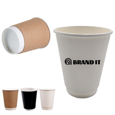 12oz Double Wall Insulated Coffee Paper Cup