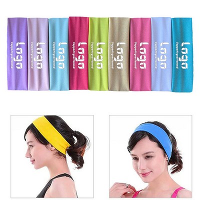 Sweat-Absorbent Sports Headband
