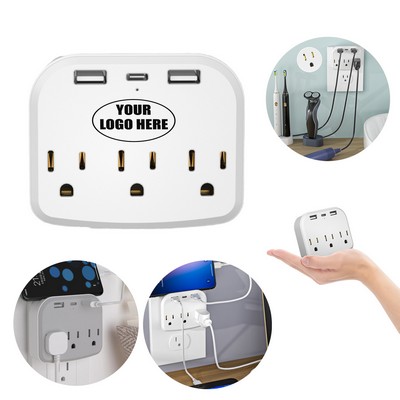 Multi Plug Outlet Splitter Extension