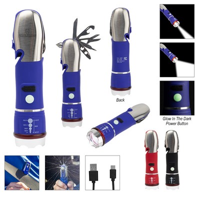 Emergency Cob Flashlight Multi-tool 2.0