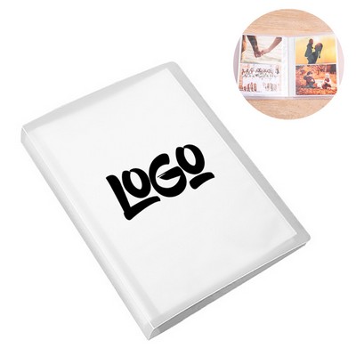 80 Pockets Plastic Frosted Photo Album