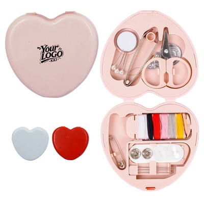 Heart Shape Travel Sewing Kit
