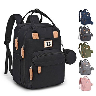 Waterproof Durable Diaper Backpack w/ Multi Pocket